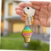 Keychain Favors Ice Cream 2 10 Keychains cool pour sacs à dos Anneau de porte-clés Fans cadeaux de Noël Men de caractéristique de carbag école appropriée Sac de voiture OT3KY