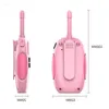 Walkie Signal Refargable Kids Blue Gift Toy 2 PPCS Strong USB Pink para y niños al aire libre Talkie Nsenh