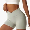 Lu Women Shorts Summer Summer Iight para mulheres, ou seja, Tiador levantando o scrunch de bicicleta de butt de butt de buttão de buttão de deportivos com limão de limão runni