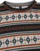 女性のセーター部族民族パターンショートニットボヘミアン長袖プルオーバーセーターボヘミアンスタイルドロップショルダーニットトップファッションニットウェア