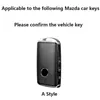 Clé de voiture TPU Soft Car Remote Key Clever Cover Cover Shell FOB pour Mazda 3 CX30 Alexa CX-3 CX8 CX5 CX-30 CX3 CX-8 CX9 CX-9 CX-5 Protecteur sans touche