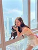 Jupes noires mini y2k vêtements mignon dentelle blanche fashion coréen 2024 jupe broderie d'été femme haute taille