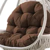 Swing Chair Cushion Recliner gungstol rotting trädgård soffa tjock säte kudde hängande uteplats korg bakkuddar utan hängmattor 240508