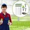 Tampas transparentes kit de vagens de bandeja de plântulas agrícolas para o sistema de cultivo de hidroponia plantas internas externas suprimentos hidroponia