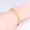 Small Model 4 Cz Stones Slim Love Bracelets Bangles Femmes Men Girls Cumbic Zirconia Bijoux de créateurs avec tournevis classique 245k