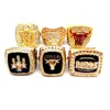 Les fans collectionnent Chicago 6 Champion de basket-ball Ring Set Boutique Replica 281n