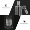 1 pc blinde doos 14 mm Ash vanvanger blinde doos 45 °/ 90 ° willekeurig pyrex glas voor rookwaterpijp waterpijp