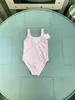 Brand Kids One-Piecs Swimsuit Lovely Pink Girls Swimswear Taille 80-150 cm Summer Child Beach Bikinis Designer Children Swwears 24 MAY