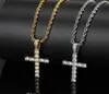 Herren -Diamantanhänger voller Zirkon -Festkörper -Trompeten -Marke Designer Kette Halskette Halskette Europäische amerikanische Ornamente275W8456345