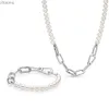 Chaîne Nouvelles perles et colliers les plus vendus 925 Bijoux en argent sterling adapté aux bijoux de mode pour femmes