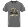 Heren T-shirts Zomer mannen Enfield Cycle Co Ltd 1938 Classic T-shirt Motorcycle Motorrace Pure katoenen tops Grappige korte slve Crewneck TS Top T240506