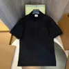 Summer New Mens Polo Camisetas Designer de luxo de luxo de manga curta Moda de moda Bordado de mangas curtas Tops Turndown Collar Tee Tops Casuais