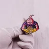 Anime drake hårda emaljstift samla rosa komisk karaktär metall tecknad brosch ryggsäck krage lapel märken mode smycken