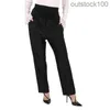 Senior Specialty armazena qualidade Buurberlyes calça feminina Casual Counts Counter confortável de calças pretas populares com logotipo real