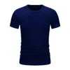 T-shirts voor heren Solid Color Losse T-shirt Mens Zomer Ademende dames casual sportkleding unisex fitness H240508
