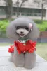 Hundkläder Satin Classic Princess Pet Dogs Summer Dress Puppy Clothing Girl For Small Medium Cat
