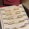 Chariots chauds vendant amour large et étroit édition de cinquième génération bracelet femelle Falle Sky Star V Gold 18K Rose Gold Bracelet Mâle et Femelle Couple