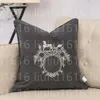 Дизайнерские декоративные квадратные подушки дизайнеры хлопковые буквы декор гостиной подушка Cuhion