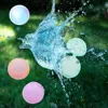 Sommer Erwachsene Luftballons wiederverwendbare Kinder Party Spielzeug Einfacher, schnell Spaß im Freien im Freien Silikon Wasserbomben Spritzbälle für Swimmingpool