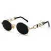 Okulary przeciwsłoneczne w stylu mody metalowy steampunk Mężczyźni retro vintage gotycka parowa punkowa okulary przeciwsłoneczne dla kobiet lato 2022 Sunglasses 266a