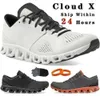 Kvalitet Toppskor Cloud X Shoes Men Black White Women Rust Red Sneakers Swiss Engineering Cloudtec Breattable Womens Sports T