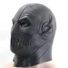 Partymasken schwarzer Flash Zoom Mas TV Full Head atmrede Halloween Mask Latex Rollenspiele Kostüm Requisiten Q240508