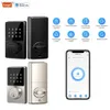 Smart Lock Tuya Life Intelligent Life Smart Door Lockless sem chave Aplicação de trava de porta com toque wx