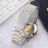 Nowy ruch maszyn do rzeźby Oujia puste stalowe wodoodporne galwaniczne męskie zegarek Automatyczna klamra motyla zegarek