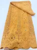 Tissu de dentelle en mousseline de mousseline africaine Matériel de dentelle de haute qualité Nigériane Nigérian Coton africain Fabric de dentelle pour femmes Mariage YA06-2 240508