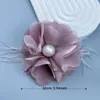 Broches stof handgemaakte accessoires grote bloembroche massief kleurenpak trui jas pin bruiloft feestje decor
