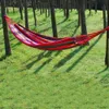 Camping Hangmat 1-2 Persoon Portable Hangmat Outdoor Leisure Sleeping Stripe Canvas Hangock Garden Swings Camp Bed 260x80cm 240507