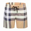 Shorts, heren geruite zomer nieuwe veelzijdige trend strandbroek, modieuze bijgesneden broek, los en casual