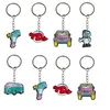 Schlüsselringe Float Series Keychain Cool Colorf Charakter mit Armbandschlüsselung für Rucksäcke Keyrings -Taschen Geeignete Schulbag -Anhänger AC OTB8N