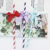Tek Kullanımlık Bardak Pipetler Partiler için 30 PC Sofra Takımı Doğum Günü Partisi Malzemeleri Bow-Tie içme dekor Kağıt Tatil Kek Dekoratif Büyük