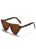 Gafas de sol Moda completa Half Frame Simple Cat Eye Men Women Shades UV400 Glasias Vintage UV400SungLasses1489933
