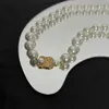 Klassieke diamant hanger kettingontwerper Hoge kwaliteit Lucentie parel ketting mode dames huwelijksverjaardag sieraden cadeau geen doos