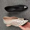 Chaussures habillées en dentelle épaisse sexy