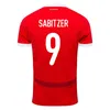 2024 European Cup Oostenrijk Soccer Jersey 24/25 Grillitsch Danso X Schlager Alaba Shirt National Team Sabitzer Lienhart Baumgartner Laimer voetbaluniformen