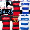 23 24 25 Queens Park Rangers soccer jerseys home away 2024 2025 QPR Bobby Zamora QPR Football Shirts L.Dykes T.Roberts C.Willock A.Adomah M.Bonne Men football shirt kids