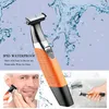 Blades Blades Kemei KM-1910 Electric Shaver Professional Beard Trimmer Musterable Rubber Probuct-Probrable Q240508