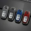 Autosleutel zinklegering koolstofvezelauto externe sleutel case fob voor Audi A1 A3 8V A4 B8 B9 A5 A6 C7 A7 A8 Q3 Q5 Q7 S4 S6 S7 S8 R8 TT Accessoires T240509