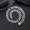 Colliers des créateurs de bijoux Chaînes pour hommes Chaîne de Chaîne Men 15 mm Bracelet Moisanite Men Silver Cuban Link Chain Pass Tester Diamond Gra VVS Collier cubain Moisanite