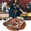 Bag do barman de barman Caring Bag Creative Bartender Canvas Toolkit Pacote Ferramentas de Barra Cocktail Shaker Setor de armazenamento Só