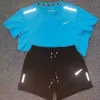 Sportswear Men's Activewear Tech Suit Designer Shorts de chemise sportive Shorts de gym de gym féminine deux pièces T-shirt t-shirt à sec rapide