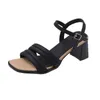 Sandals Summer Brand Shoes for Women Bubble Strap Womens Slingbacks Pompa a tacco alto tallone di punta H240509