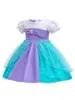 Mädchenkleider Super Brüder Prinzessin Kostüm Tüllkleid für Baby Kleinkind Kinder Mädchen Halloween Geburtstagsfeier Ausgefallene Outfits