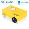 Projecteurs Salange J15 Mini Portable Projecteur prend en charge 1080p vidéo Home Media Pocket Pocket Video Movie Cadeaux J240509