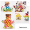 Vases Craft Storage Jar Transparent Small Star Shape Glass Jars Corked Drift Bottles For Home Outdoor