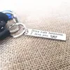 Keychains de moda personalizada Chaves -chaves gravados drive seguro bonito eu te amo keychain casais namorada namorada jóia cadeia de chaves