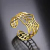 Anelli di nozze Skyrim Punk Spider Anello web per donne uomini in acciaio inossidabile Creative Open Regolable Anghi 2024 Coppia Gioielli Gift Wholesale all'ingrosso